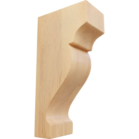 1 3/4W X 3D X 6H Mini Dearborn Wood Corbel, Red Oak